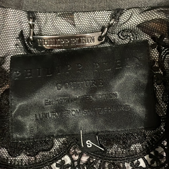 Philipp Plein Designer Skull Stud Blazer - Picture 9 of 11